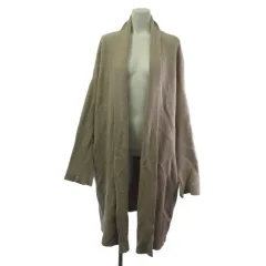 イエナ IENA カーディガン ロング カシミヤ混 ベージュ F 