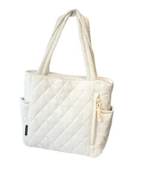 Circus] キルティング トートバッグ [Electric ファスナー付き 軽いバッグ 肩掛け ショルダーバッグ 通勤 通学 旅行 出張