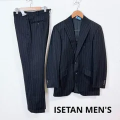 イセタンメンズ DIPLOMATICO セットアップスーツ ブラック