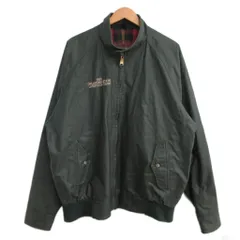 ウールリッチ WOOLRICH 90s ヴィンテージ 企業ロゴ スイングトップ ブルゾン USA製 コットンナイロン 裏地チェック L グリーン