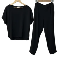 PLS+T(PLST)(プラステ) レディースパンツセットアップ レディース美品  - 黒