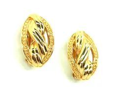 ■美品■ NINA RICCI ニナリッチ クリップ式 イヤリング アクセサリー レディース ゴールド系 DL8793