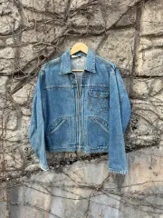 90s ラングラー ジャパン 11mjz ヴィンテージ 復刻 デニム トラッカー ジャケット ウェスタン