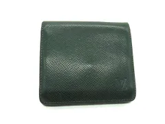 LOUIS VUITTON ルイヴィトン M30454 タイガ ポルトビエ3 カルトクレディ 二つ折り 財布 ウォレット エピセア グリーン系 DL6353