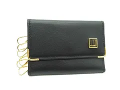 ■美品■ dunhill ダンヒル レザー  6連 キーケース 鍵入れ メンズ レディース ブラック系 DL6655