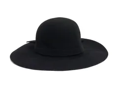 SEEBERGER セーベルガー シーバーガー ウール100%  フェルト バケットハット 帽子 レディース ブラック系 DL5393