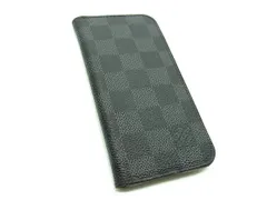 LOUIS VUITTON ルイヴィトン N61245 ダミエグラフィック フォリオ iPhone6Plus/6S Plus 対応 アイフォンケース ブラック系 DL5595