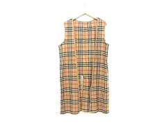 ■美品■ Burberrys バーバリーズ ノバチェック コットン100％ ライナー ベスト アウター 上着 洋服 ブラウン系 DL6616