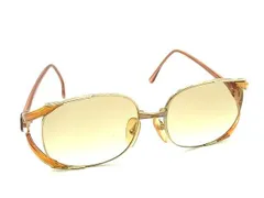 ChristianDior クリスチャンディオール 2524 43 55□16 度入り サングラス メガネ 眼鏡  クリアブラウン系 DL5083