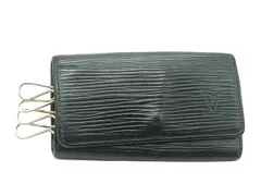 LOUIS VUITTON ルイヴィトン M63822 エピ ミュルティクレ4 4連 キーケース 鍵入れ メンズ レディース ブラック系 DL4902