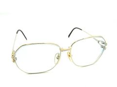 Christian Dior 2370 40 57□13 Prescription Glasses Eyeglasses Women's Gold Tone DL5174