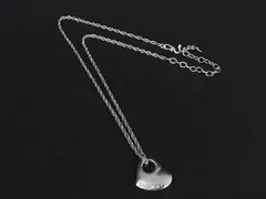 ■美品■ GIVENCHY ジバンシィ ハート ネックレス ペンダント アクセサリー レディース シルバー系 DL5161