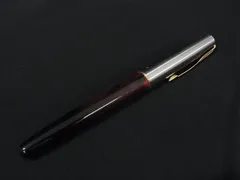 ■美品■ PARKER パーカー フロンティアデラックス 万年筆 筆記用具 文房具 ステーショナリー ブラック系×レッド系 DL4311