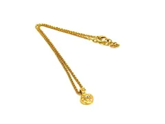 ■美品■ NINA RICCI ニナリッチ ラインストーン ネックレス ペンダント アクセサリー レディース ゴールド系 DL4158