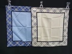 ■新品■未使用■ BURBERRY バーバリー チェック柄 ハンカチ ハンカチーフ まとめ売り 2点セット DL4124