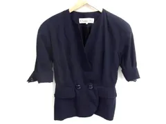 ChristianDior クリスチャンディオール ウール×ポリエステル ジャケット 上着 表記サイズ 9 洋服 レディース ネイビー系 DL1468