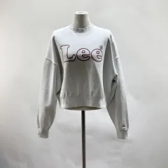 LEE リー 2023y レディース クロップド 起毛 スウェット S ヴィンテージ