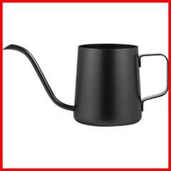 【特価商品】ギフト 誕生日 プレゼント ブラック 記念日 耳付きデザイン ハンドドリップ用 吊り下げ式 退職祝い 細口ポット 350ML ケトル オフィス コーヒー コーヒー ドリップポット アウトドアにも最適  コーヒーポット