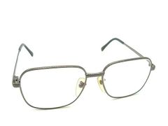 ■Excellent Condition■ CHARMANT Prescription Glasses Eyeglasses for Women and Men, Silver Tone, DK9294