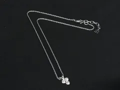 ■新品同様■ NINA RICCI ニナリッチ ストーン ネックレス アクセサリー レディース シルバー系 DL0877