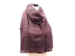 ■美品■ MACKINTOSH マッキントッシュ カシミア×シルク マフラー ストール ショール 防寒具 レディース メンズ ボルドー系 DL1581のサムネイル