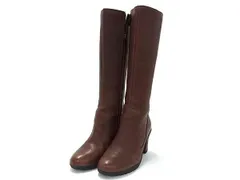 Timberland ティンバーランド レザー ヒール ロングブーツ 表記サイズ 23.0cm 靴 シューズ レディース ブラウン系 DK1382