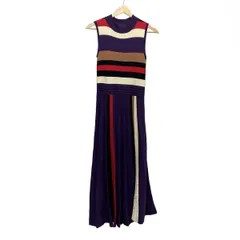 Diagram GRACE CONTINENTAL(ダイアグラム) ワンピース サイズ36 S レディース - パープル×アイボリー×マルチ