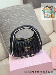 [오늘 특가]MiuMiu 2025 SS 퀼트 볼링 백 & 호보 뉴 컬러-WTO 수입 1