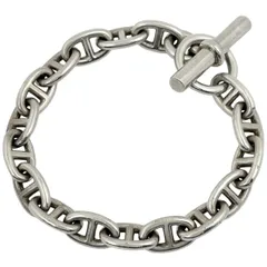 エルメス HERMES シェーヌダンクル MM 17コマ ブレスレット シルバー925 シルバー レディース 【中古】
