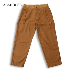 ABAHOUSE アバハウス 通年★ タック テーパード パンツ Sz.46　メンズのサムネイル