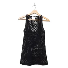 GIVENCHY(ジバンシー) タンクトップ サイズXS レディース美品  - 黒 シースルー