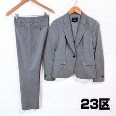 23区 グレー ストライプ ビジネススーツ Mサイズ相当 - メルカリ