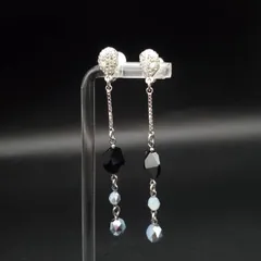 Swarovski スワロフスキー イヤリング ロング クリスタル ラインストーン 揺れる キラキラ 上品 存在感 ギフト プレゼント 贈り物