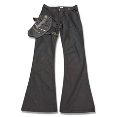 L.G.B パンツ 激レア フレア ルグランブルー サイズS L.G.B. ルグランブルー パイロットフレアパンツ Y2K 平成ファッション