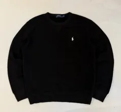 ポロ ラルフローレン 新モデル スウェットシャツ ブラック ホワイト
