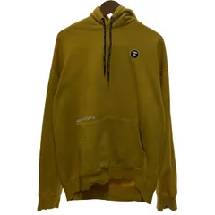 A BATHING APE　パーカー　プルオーバー　トップス　裏起毛　ワンポイント　ブランドロゴ　オーバーサイズ　ストリート　古着