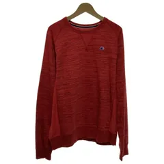 Champion　スウェット　長袖　トレーナー　トップス　クルーネック　裏毛　Vガゼット　ワンポイント　ワッペン　アメカジ　古着