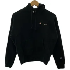 Champion REVERSE WEAVE　パーカー　プルオーバー　トップス　裏起毛　無地　ワンポイント　刺しゅう　アメカジ　古着