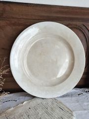 Petrus Regout 花リム オーバル 枯 シャビー オランダアンティーク