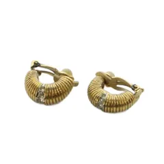 ニナリッチ NINA RICCI イヤリング 両耳用 クリップ式 ゴールドカラー /KW ■GY18