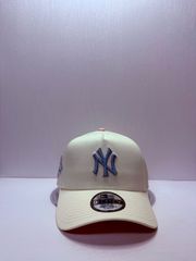 Newera 뉴욕 양키스 100th 애니버서리 9forty A-FRAME 스냅 백 캡 화이트 컬러