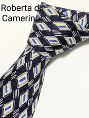 Roberta di Camerino/総柄/ネイビーネクタイ