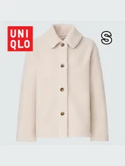 ボアフリースステンカラーショートコート　ジャケット　フリース　サイズS 241-442884