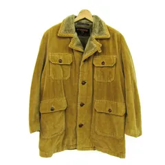 マックレガー コーデュロイジャケット 裏ボア アウター ベルトなし コート メンズ Lサイズ ブラウン McGregor 【中古】