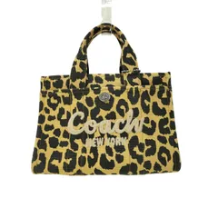 コーチ COACH CARGO TOTE 26 LEOPARD カーゴ トート  レオパード プリント 2WAY レディース 表記無 
