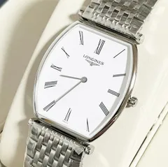 ロンジン 腕時計 メンズ クォーツ 薄型 電池式 おしゃれ ホワイト文字盤 シルバー ステンレス La Grande Classique グランクラシック L47054116 LONGINES L4.705.4.11.6 ホワイト【未使用品】【送料無料】のサムネイル