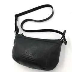 Dakota ダコタ ショルダーバッグ レザー 本革 黒 ブラック 斜め掛け ロゴ