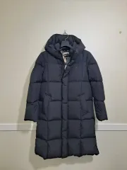 DAKS ブラック ロングダウンジャケット フード ダウンジャケット コート サイズ95