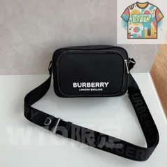 即日発送しますBURBERRY ブラック ショルダーバッグ-WTO輸入1