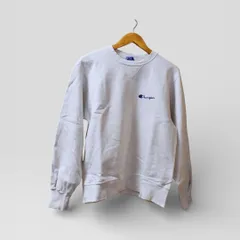 【USED】USA製 アメリカ製 チャンピオン スウェット トレーナー ユニセックス◎ライトグレー×ロゴ刺繍